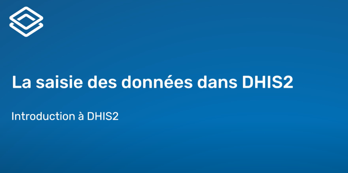 La saisie des données dans DHIS2